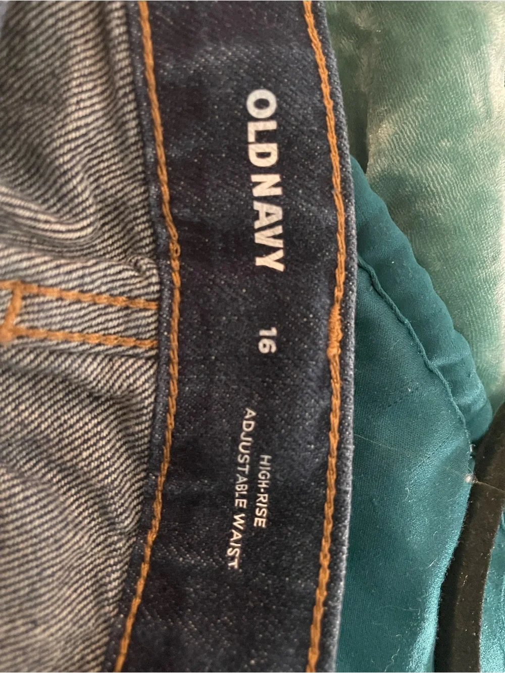 Old Navy Dark Blue Rolled Cuff Denim Shorts